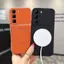 Ốp Lưng Cho Infinix Hot 60 Pro plus hot60i TPU Trơn Họa Tiết Da Từ Tính Thu Hút Ốp Điện Thoại Chống Rơi