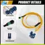 Dành Cho UPC Loại B Phân Cực 12 Lõi MPO / Nữ-LC Cáp Dây Cáp SM Chế Độ Đơn 1m Cho QSFP + Thân Thu Phát