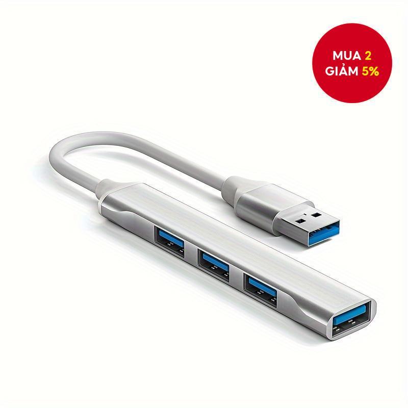 Loại c đến 4 Cổng Usb HUB Bộ chia bộ sạc USB3.0 tốc độ cao cho máy tính xách tay PC