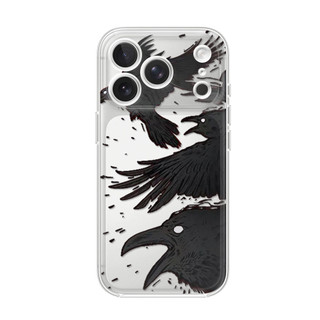 Quạ/Uchiha Itachi ỐP đIệN ThoạI Cho IPhone 17 16PRO 15Plus 14 13 12 11 Promax XR XSMAX ốP Silicon TPU MềM Trong SuốT