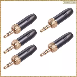 5 Micrô ve áo Lavalier Cắm âm thanh 3,5 mm với M6 Sợi bên trong Cáp ren bên trong dành cho-