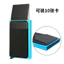 R RFID Bàn Chải Chống Trộm Tự Động Bật Lên Thẻ Siêu Mỏng Thẻ Tín Dụng Kim Loại Đựng Thẻ Nam Nhiều Thẻ Ví S1226.7