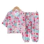 Trẻ Em Cotton Lụa Bộ Đồ Ngủ Cotton Nhân Tạo Điều Hòa Không Khí Quần Áo Bé Trai Bé Gái Cotton Lụa Nhà Quần Áo Hai Mảnh Quần Áo Trẻ Em