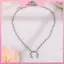 MYPANDA Retro Phong Cách Hip-hop Thép Titan Nelace Đảng Punk Đinh Tán Mặt Dây Chuyền Unisex Choker Gothic Y2K Trang Sức.