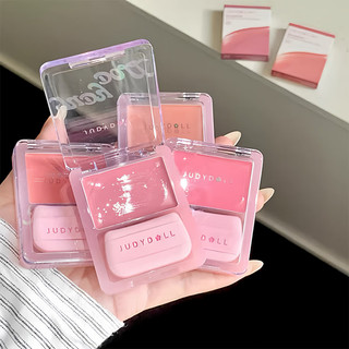Judydoll Light Sense Powder má hồng kem với bột phồng nước thông minh cảm giác rõ ràng phục hồi và dưỡng ẩm da tự nhiên