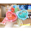 Trái Tim Sanrio Móc Khóa Bong Bóng Dễ Thương Hạt Túi Mặt Dây Chuyền Cặp Đôi Đáng Yêu Nhỏ
