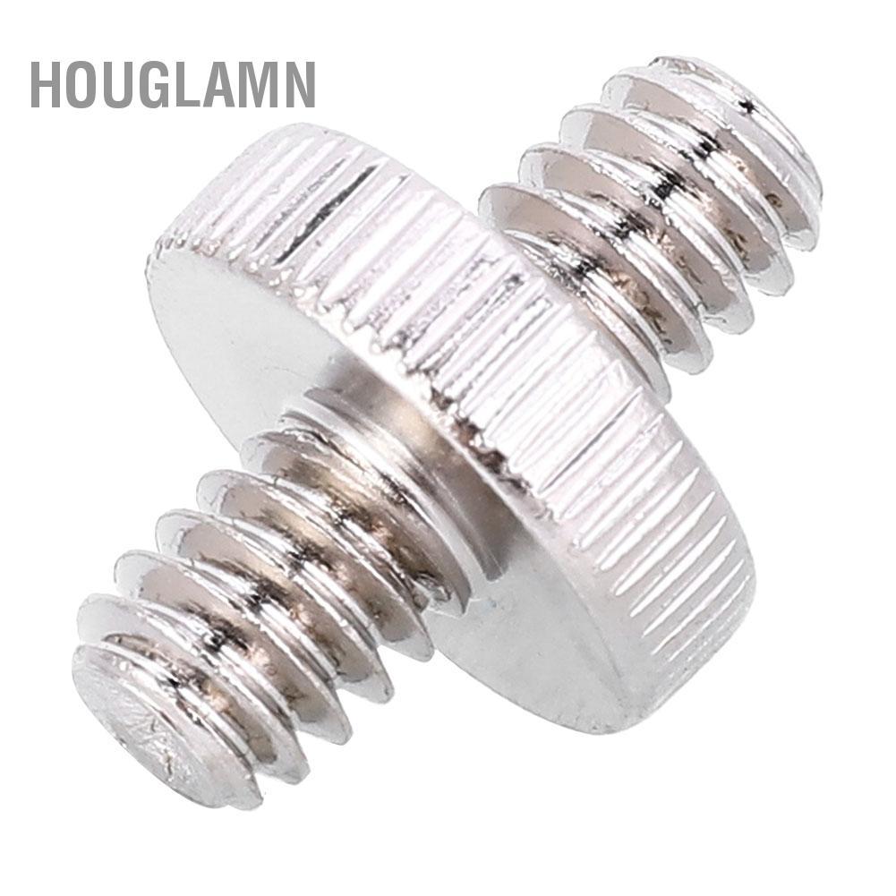 Houglamn Houglamn 1/4 Nam Sang Có Ren Bộ Chuyển Đổi Kim Loại Chân Máy Ảnh Đầu Nối Ballhead Mạ Bạc Cho Máy Ảnh DSLR Monopod Chân Đèn Phụ Kiện Video