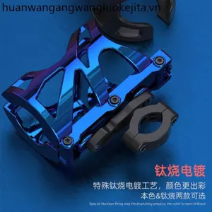 Xe Máy Cốc Nước Giá Đỡ Bằng Thép Không Gỉ Bình Nước Giá Đỡ Đồ Uống Xe Đạp Điện Ốp Lưng Treo Miễn Phí Phụ Kiện