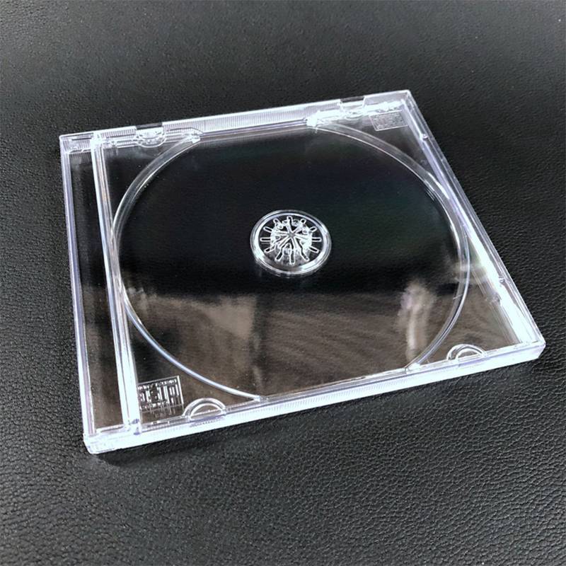 XUAN Ốp Lưng Nhựa Trong Suốt Đơn Mảnh Đĩa CD/DVD, Hộp Đựng, Sắp Xếp Lưu Trữ, Hộp Album Trường Hợp