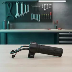 Tay lái xe đạp điện 3 tốc độ có tay cầm xoắn tiện dụng để đi xe mượt mà Đẹp
