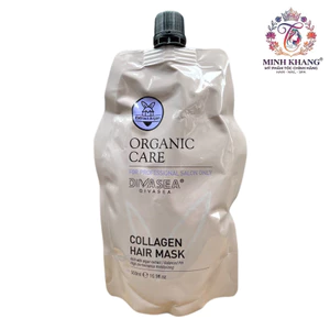 Kem ủ tóc hữu cơ, phục hồi tóc hư tổn Divasea Organic Care Collagen Hair Mask 500ml [ MK ]