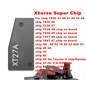 2 Cái / Xhorse VVDI Super Chip XT27A Transponder Dụng Cụ Chẩn Đoán Ô Tô Supermodel Chip