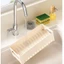 DONOVANQQ Giá thoát nước, Giá đỡ bọt biển Giá đựng bồn rửa có thể tháo rời, Khăn lau bát đĩa Khay lưu trữ Khay đựng bồn rửa nhà bếp đa chức năng Mặt bàn