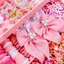Bộ phụ kiện tóc YOLOGO, Kẹp tóc bằng nhựa đầy màu sắc, Nơ vải Barrettes Kiểu tóc đuôi ngựa