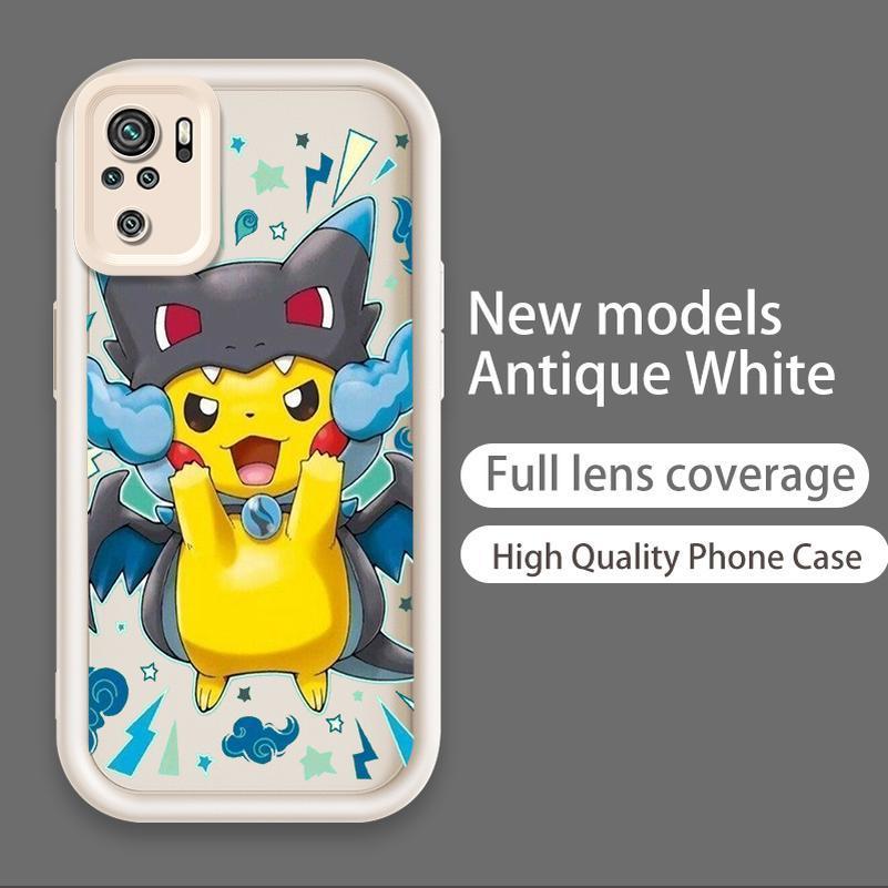 Ốp Lưng Cho Redmi Note 10 10S Pro Max 4G POCO M5S Hoạt Hình Silicon ins Mềm TPU Pikachu Bulbasaur Pokémon Angel Eye Vỏ Điện Thoại Chống Sốc