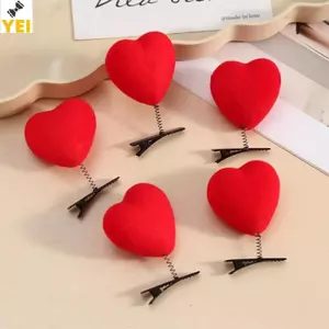< YEI > 5 / 10 Cái Kẹp Tóc Trái Tim 3D Floing Hình Tình Yêu Kẹp Tóc Thời Trang Dubill Kẹp Phụ Kiện Tóc Ngày Lễ Tình Nhân Cho Bé Gái Mới