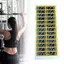Nhãn xếp chồng trọng lượng Jfory Đề can màu đen Thiết bị tập thể dục Nhãn dán nhận dạng để tập luyện sức mạnh Sử dụng phòng tập thể dục tại nhà