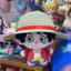 PS1 ONE PIECE Monkey D. Búp bê sang trọng Luffy Plushie có mũ rơm Túi dễ thương Charm SP1