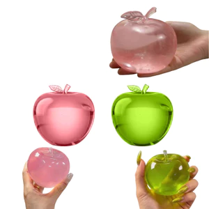Đồ chơi giả thực tế Apple Squishy họa tiết Maltose Đồ chơi bóp | Đồ chơi cảm giác phục hồi chậm mềm mại | Quà tặng trang trí & thư giãn theo chủ đề thực phẩm
