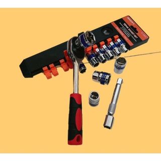Bộ tuýp 12 chi tiết 1/2 CR-V mở bu lông đa năng sửa chữa ô tô máy móc cần siết 25cm tiện dụng