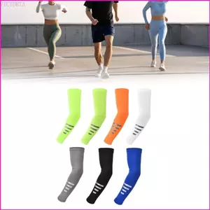 VIC Athletic Làm Mát Cánh Tay Bao Tay Mỏng Yếu Tố Phản Quang Cho Tầm Nhìn Ban Đêm
