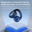 Kẹp Tai Đơn Tai Nghe Bluetooth Không Dây Giảm Tiếng Ồn Thông Minh Âm Thanh HiFi Âm Thanh Stereo IPX5 Cấp Độ Chống Thấm Nước Thể Thao Tai Nghe Không Dây
