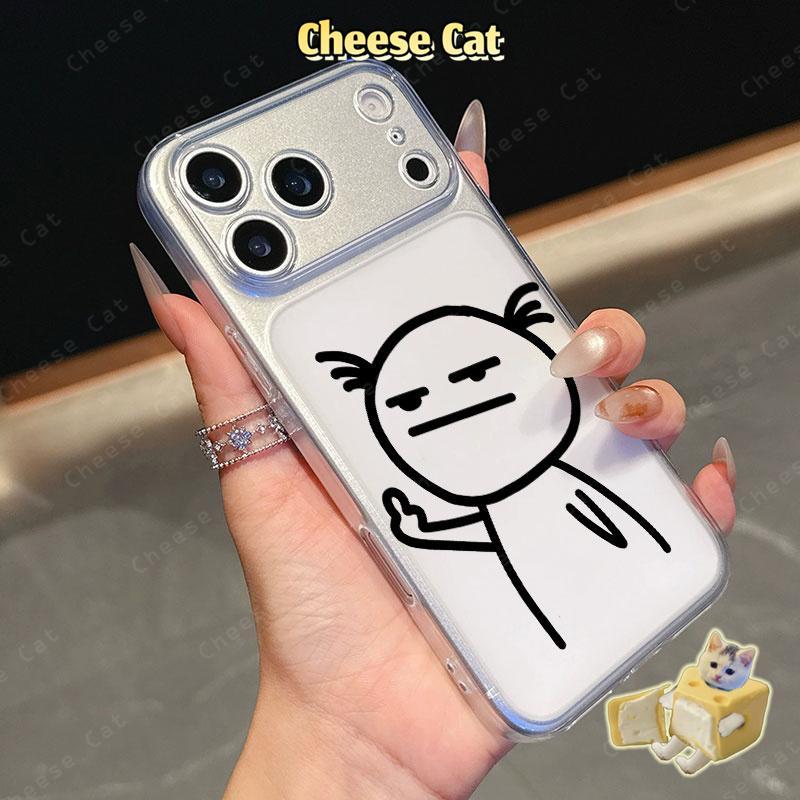 Ốp điện thoại bảo vệ ống kính trọn gói hình cặp đôi ngộ nghĩnh cho iPhone Xs XR 13 14 15 Plus 16 12 11 17 Pro Max