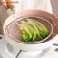 {AKIN} Bộ sàng chiên Bộ lọc kiểm soát dầu có khay để chuẩn bị thức ăn chiên tại nhà {a}