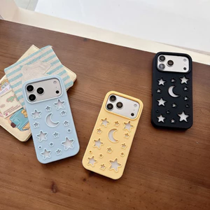 Tản nhiệt rỗng Moon Star iPhone17 Apple 16 Thích hợp cho vỏ điện thoại 15Promax Vỏ chống sốc
