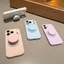 Ốp Điện Thoại Silicon Lỏng Từ Tính + Giá Đỡ Cho iPhone 17 Pro Max 16 15 14 Vỏ Bảo Vệ Chống Sốc