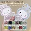 Phong Cách DIY Đậu Chuyên Dụng Nhấp Nháy Kim Cương Đầy Màu Sắc Tròn Đáy Phẳng Kim Cương Siêu Nhấp Nháy Nhựa Kim Cương Giả Làm Móng Tay Kim Cương Lớn Nhỏ Hỗn Hợp 0611