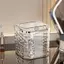 Phụ kiện tóc Hộp lưu trữ Hộp đựng dây buộc tóc Acrylic trong suốt để giặt Pods Hộp đựng bàn sắp xếp mới