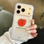 Ốp Điện Thoại Cho iPhone 17 Pro Max 16 15 14 Mùa Hè Trái Cây Tươi Hoạt Hình Dưa Hấu Đào Nho Mờ Bền TPU Mềm Chống Trầy Xước Vỏ Bảo Vệ Chống Bụi Bẩn