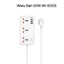 Ổ Điện Đa Năng WIWU WI-S005 GaN 30W 3 Cổng 220V + 3 USB + Type C