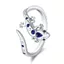 Đơn giản Bò Sát Tình Nhân Thằn Lằn Chỉ Số Nhẫn Kim Cương Đơn Giản Gecko Mở Nhẫn Có Thể Điều Chỉnh