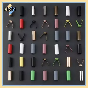 B & N 20 Cái DIY Túi Giày May Dây Phụ Kiện Dây Kim Loại Đầu Nút Nút Dây Cuối Lo Nắp Treo Chuông Bule.