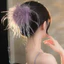 Sang Trọng Lông Tơ Cổ Tích Lông Vịt Kẹp Tua Rua Tinh Tế Không Khí Cao Cấp Tinh Khiết Desire Kẹp Tóc