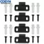 <cosyh>Shock Stoppers Sliding Rail 4.5*2cm 4PCS Barn Door Black Expansion Plugs