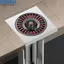 <cosyh>Circular Shower Drain Effective Hair Blockage Heavy Daily Use Sealed Design