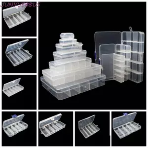 JUNYUE88US Hộp Phụ Kiện Cá, Điều Chỉnh Ngăn Hộp Câu Cá Trong Suốt, Hộp Phụ Kiện Cá Hiệu Ứng Niêm Phong Tốt Chuyên Nghiệp Dễ Sử Dụng Móc Câu Cá Lưu Trữ