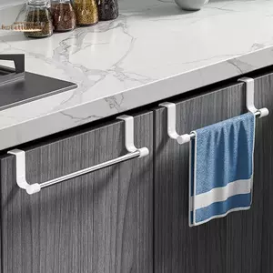 TRTR 1 Chiếc Khăn Tủ Bếp Treo Tường Ra - Giá Đỡ Khăn Ăn Tiết Kiệm Không Gian Cho Gia Đình Và Phòng Tắm Không Khoan Yêu Cầu VN