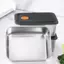 TRTR 4 Chiếc Thép Không Gỉ Chống Rò Rỉ Staable Hộp Đựng Thực Phẩm Có Thể Tái Sử Dụng Thiên Tính Hộp Kín Hơi Cho Nhà Bếp Bát Ăn Bữa Ăn Chuẩn Bị Dã Ngoại VN