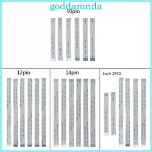 GODD 6 Cái 10Pin 12Pin 14Pin Cho Miếng Lót Cảm Ứng Nút Nguồn Chuyển Đổi Cáp Ruy Băng Mềm Cho