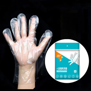 Găng tay dùng một lần để đựng thức ăn, phục vụ và làm đẹp, găng tay trong suốt đa chức năng