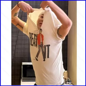 GN Michael Jackson BAET IT in hình người hâm mộ quà tặng GD G-DRAGON áo thun ngắn tay NG