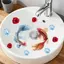 {BUDDI} Koi Washbasin Stier Chống thấm nước có thể tháo rời Nghệ thuật bồn rửa hoa tự dính cho phụ kiện cải tạo phòng tắm {buddingenergy}
