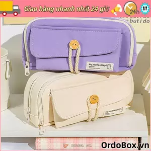 Túi đựng bút chì ORDOBOX, Văn phòng phẩm vải dung tích lớn, Túi đựng đồ đa chức năng Đồ dùng học tập dành cho học sinh