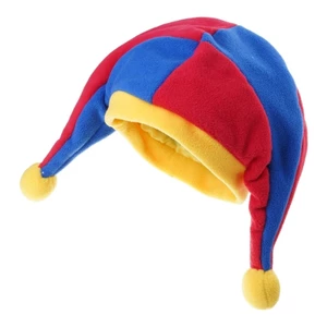 ONE Mardi Gras Jester Phụ Kiện Trang Phục Jester Mũ Nhiều Màu Mũ Chú Hề Trẻ Em Teen