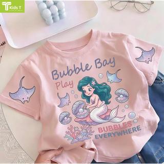 COD✅ (Hồ Chí Minh)Kids T Mall Áo phông tay ngắn In hình hoạt hình Áo Kiểu rộng và ấn tượng Trẻ em thời trang #VN859