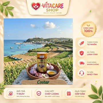 Costar Garlic Oil tinh dầu tỏi – BỔ SUNG DINH DƯỠNG TỪ TỎI - LỌ 60 VIÊN